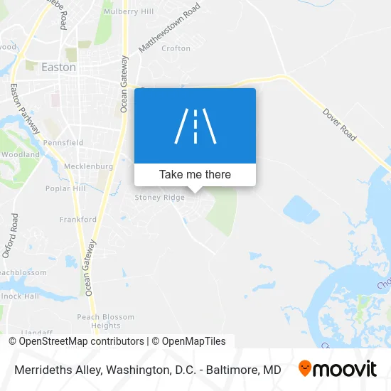 Merrideths Alley map