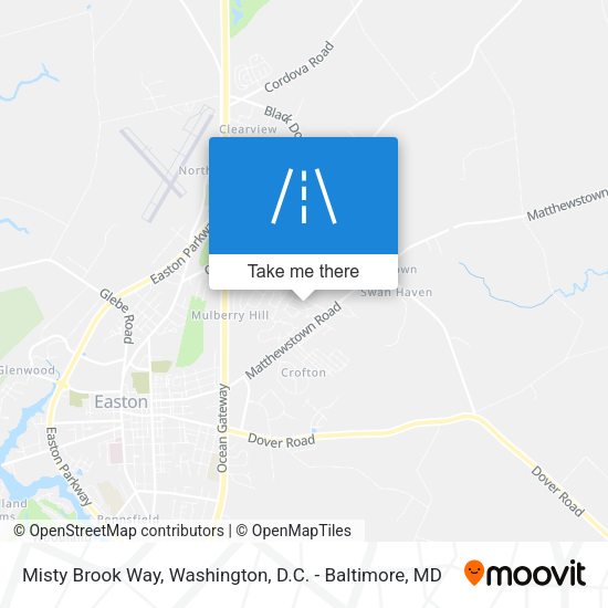 Misty Brook Way map