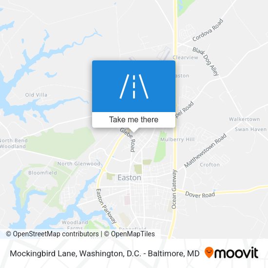 Mockingbird Lane map
