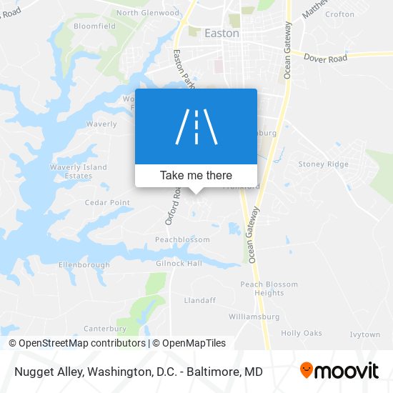 Nugget Alley map
