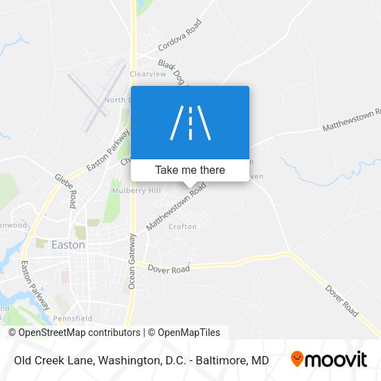 Mapa de Old Creek Lane
