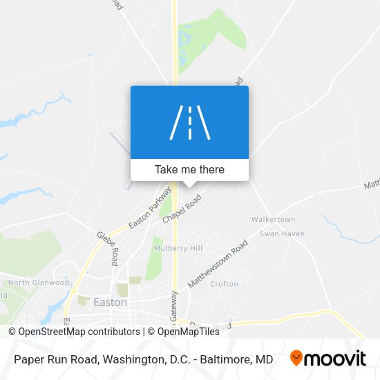 Mapa de Paper Run Road