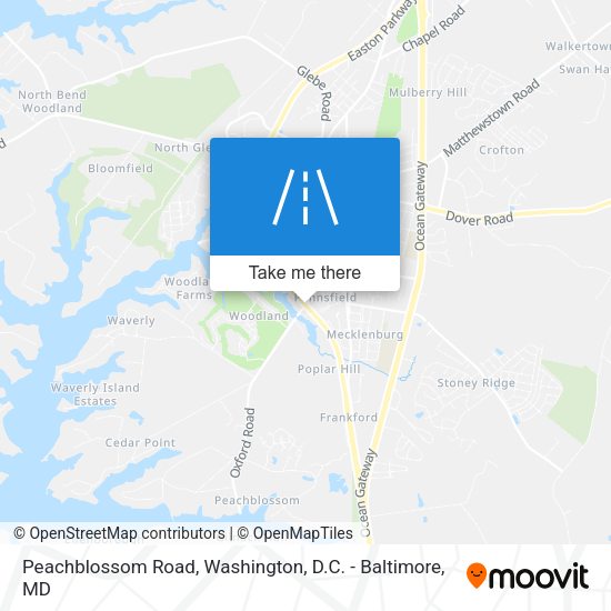 Mapa de Peachblossom Road