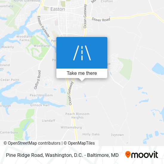 Mapa de Pine Ridge Road