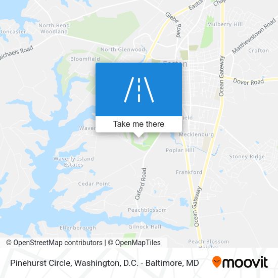 Mapa de Pinehurst Circle