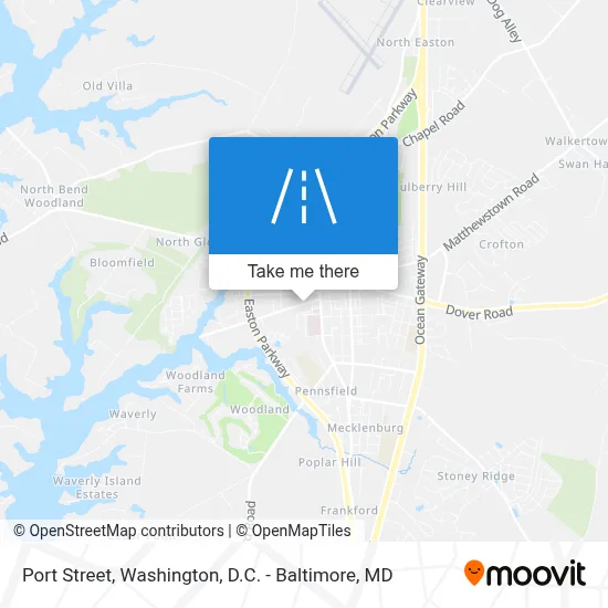 Port Street map