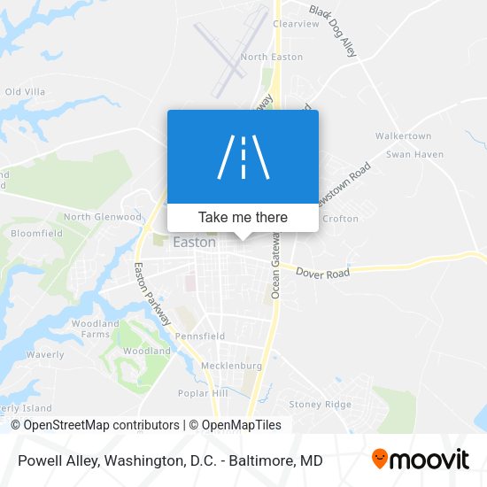 Powell Alley map