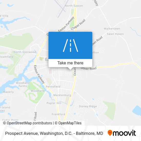 Prospect Avenue map