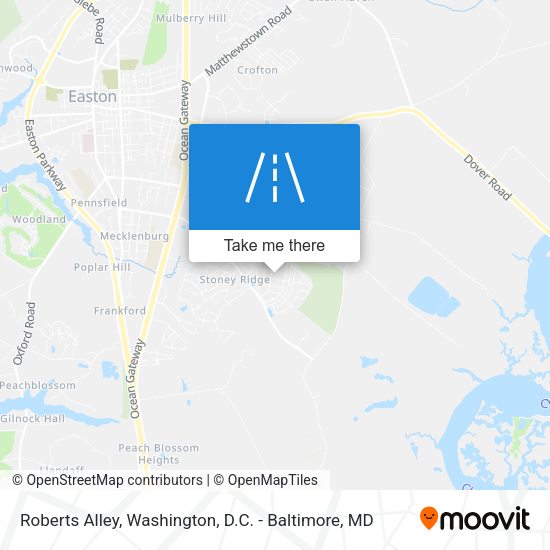 Roberts Alley map