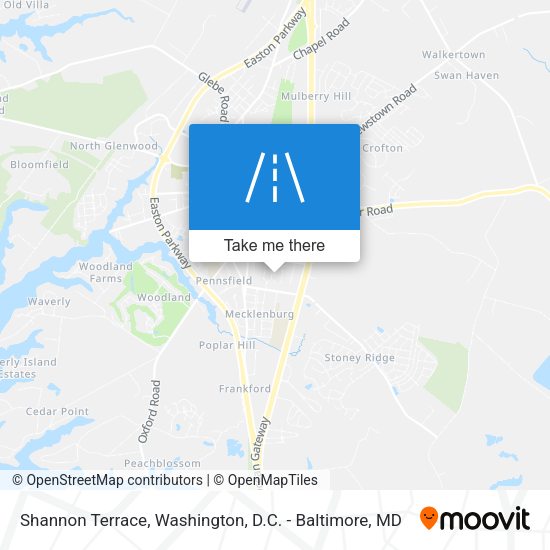 Shannon Terrace map