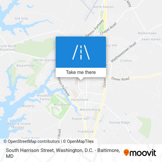Mapa de South Harrison Street