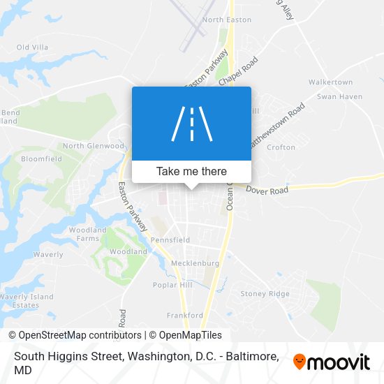 Mapa de South Higgins Street