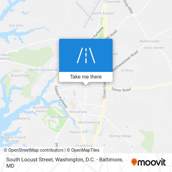 Mapa de South Locust Street