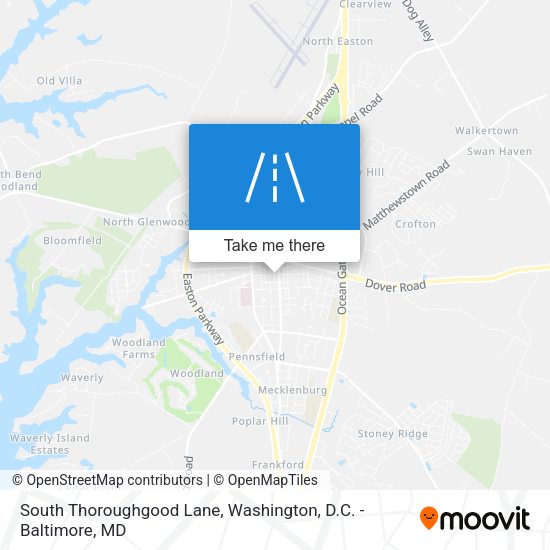 Mapa de South Thoroughgood Lane
