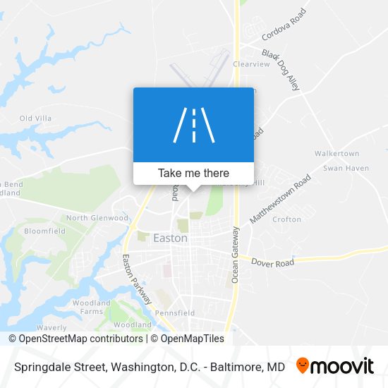 Mapa de Springdale Street