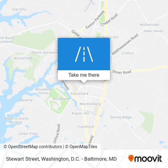 Stewart Street map