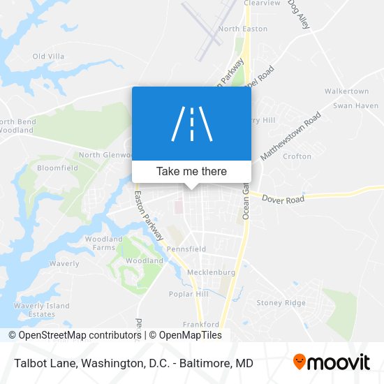 Talbot Lane map