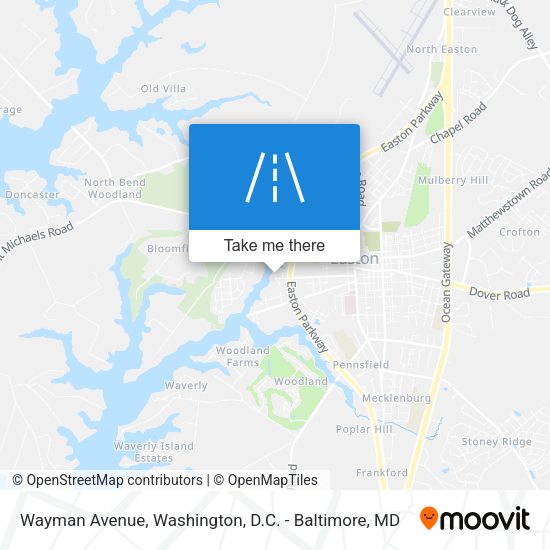 Mapa de Wayman Avenue