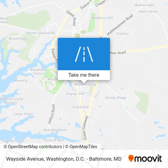 Mapa de Wayside Avenue