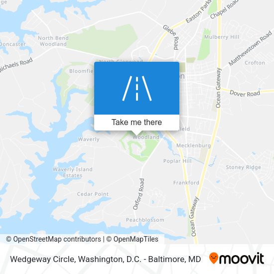 Wedgeway Circle map
