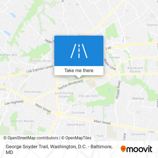 Mapa de George Snyder Trail