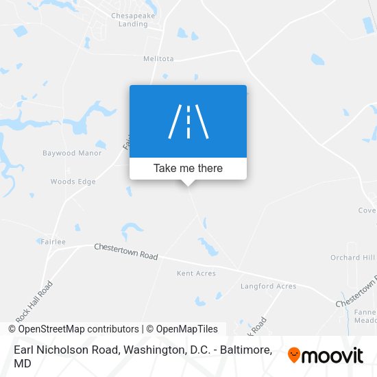 Earl Nicholson Road map
