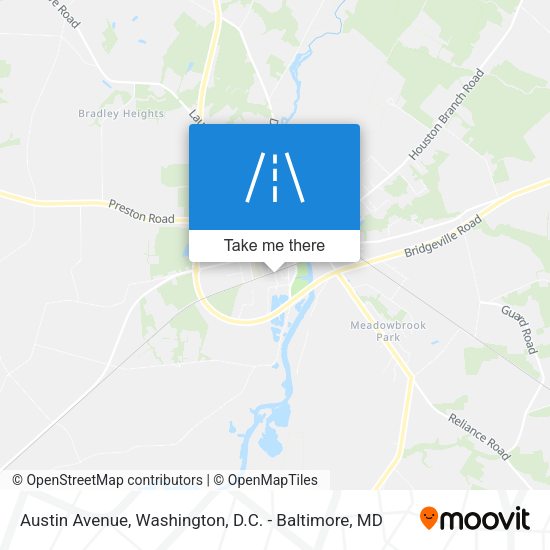 Austin Avenue map