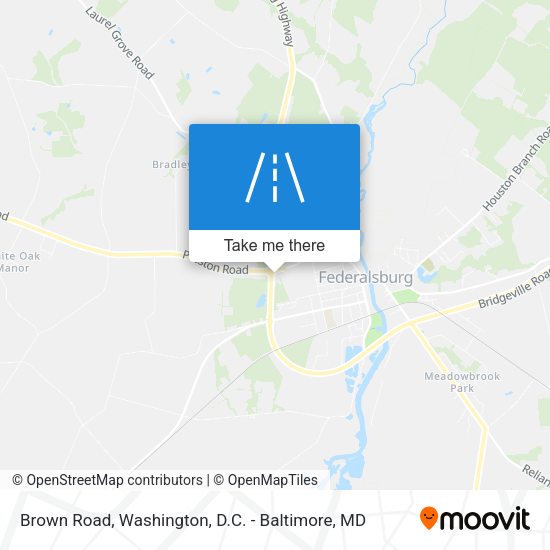 Mapa de Brown Road