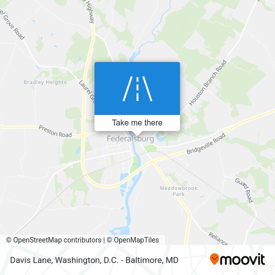 Mapa de Davis Lane