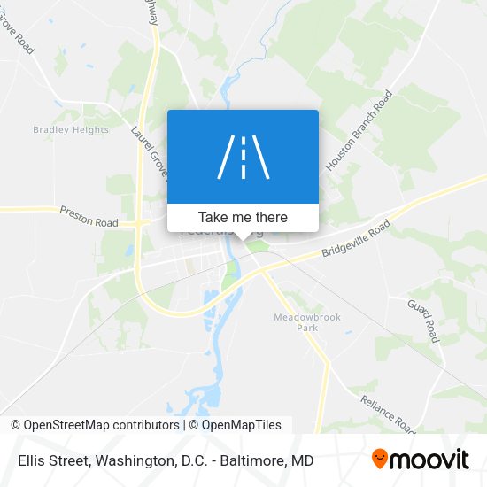Ellis Street map