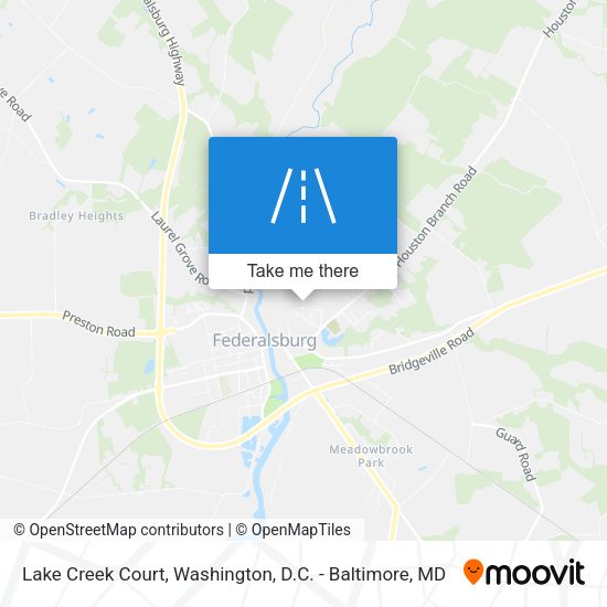 Mapa de Lake Creek Court