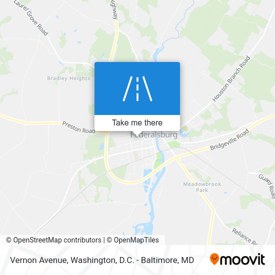 Vernon Avenue map
