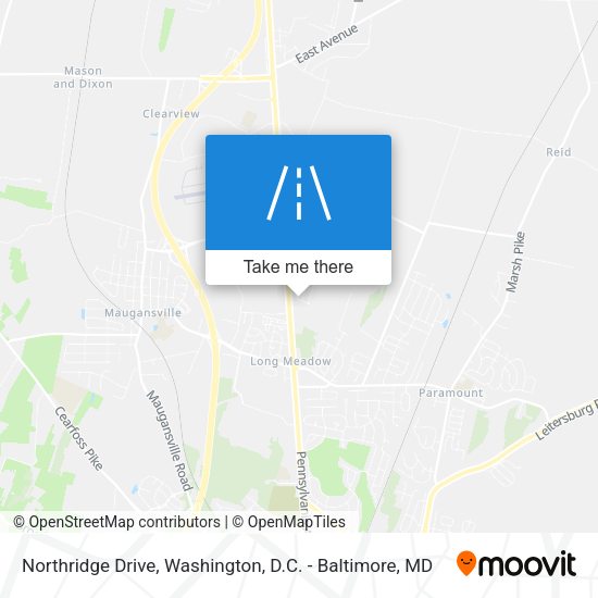 Mapa de Northridge Drive