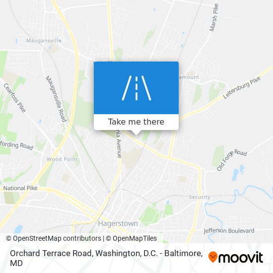 Mapa de Orchard Terrace Road