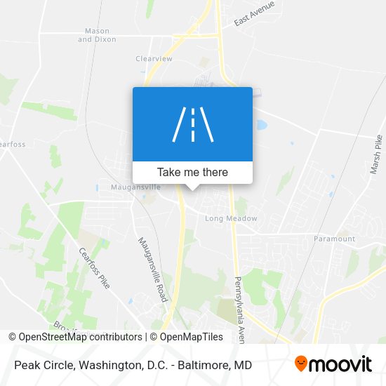Mapa de Peak Circle