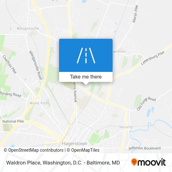 Waldron Place map