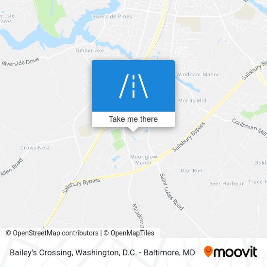 Bailey's Crossing map