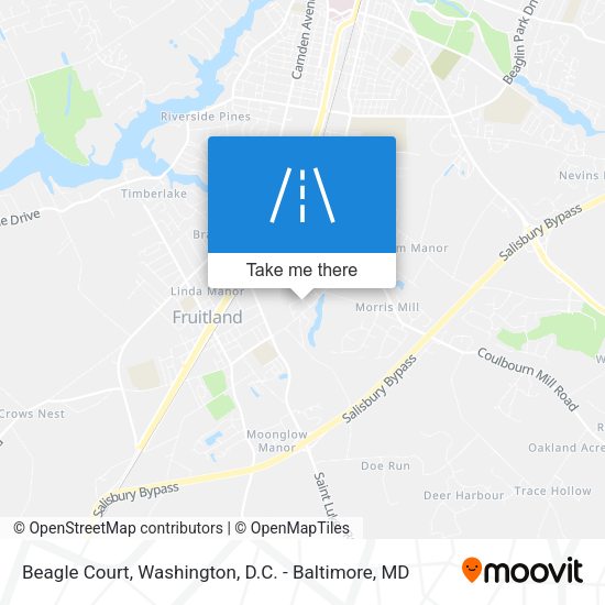 Mapa de Beagle Court