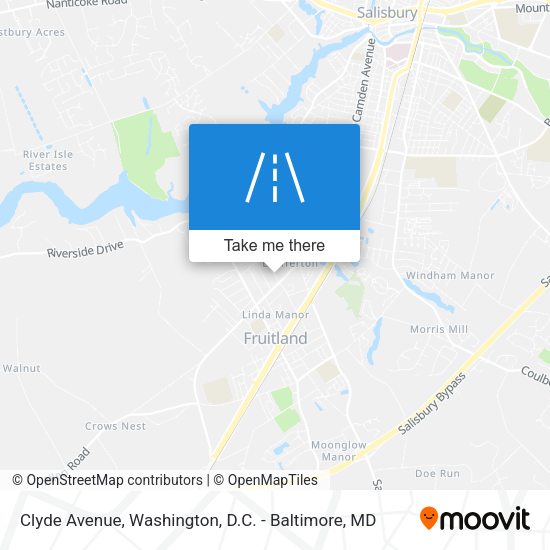 Mapa de Clyde Avenue