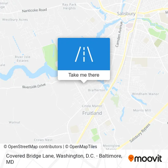 Covered Bridge Lane map