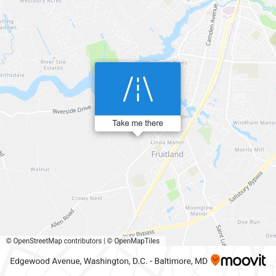 Edgewood Avenue map