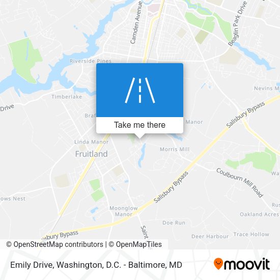 Emily Drive map