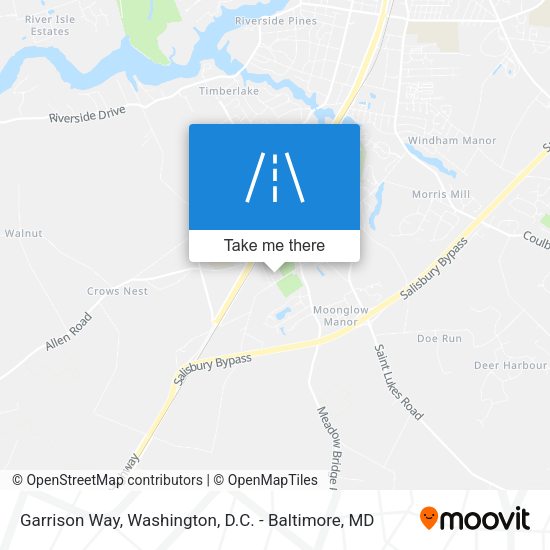 Garrison Way map