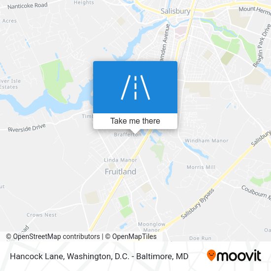 Hancock Lane map