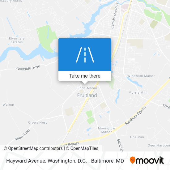 Hayward Avenue map