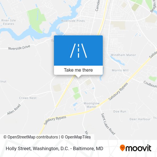 Holly Street map