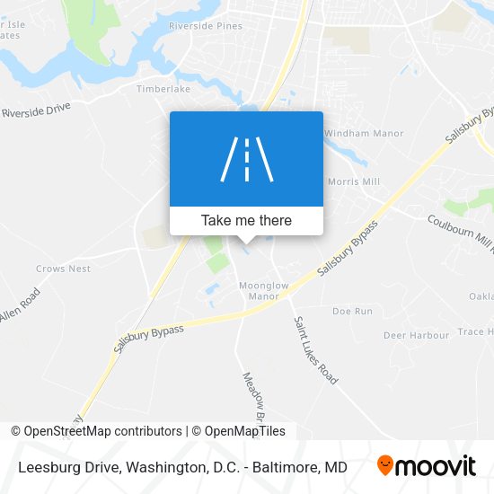 Leesburg Drive map