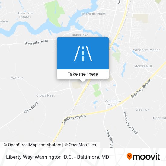 Mapa de Liberty Way