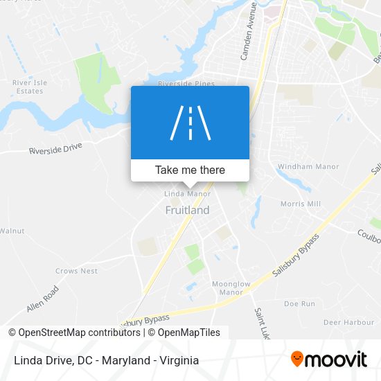 Linda Drive map