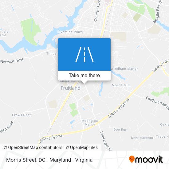 Morris Street map